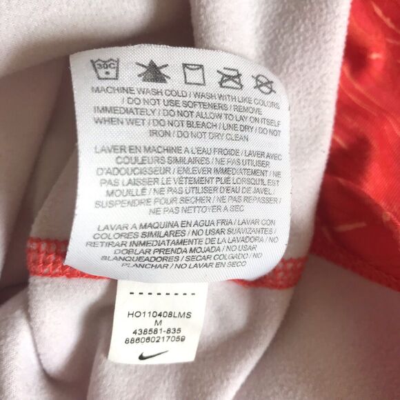 Nike Pro Combat Women’s Fitted Therma Fit Long Sleeve Shirt Size M Thumbholes - Picture 10 of 11